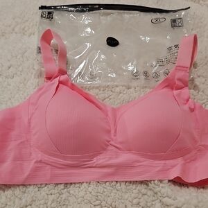 Pink Wireless Bra